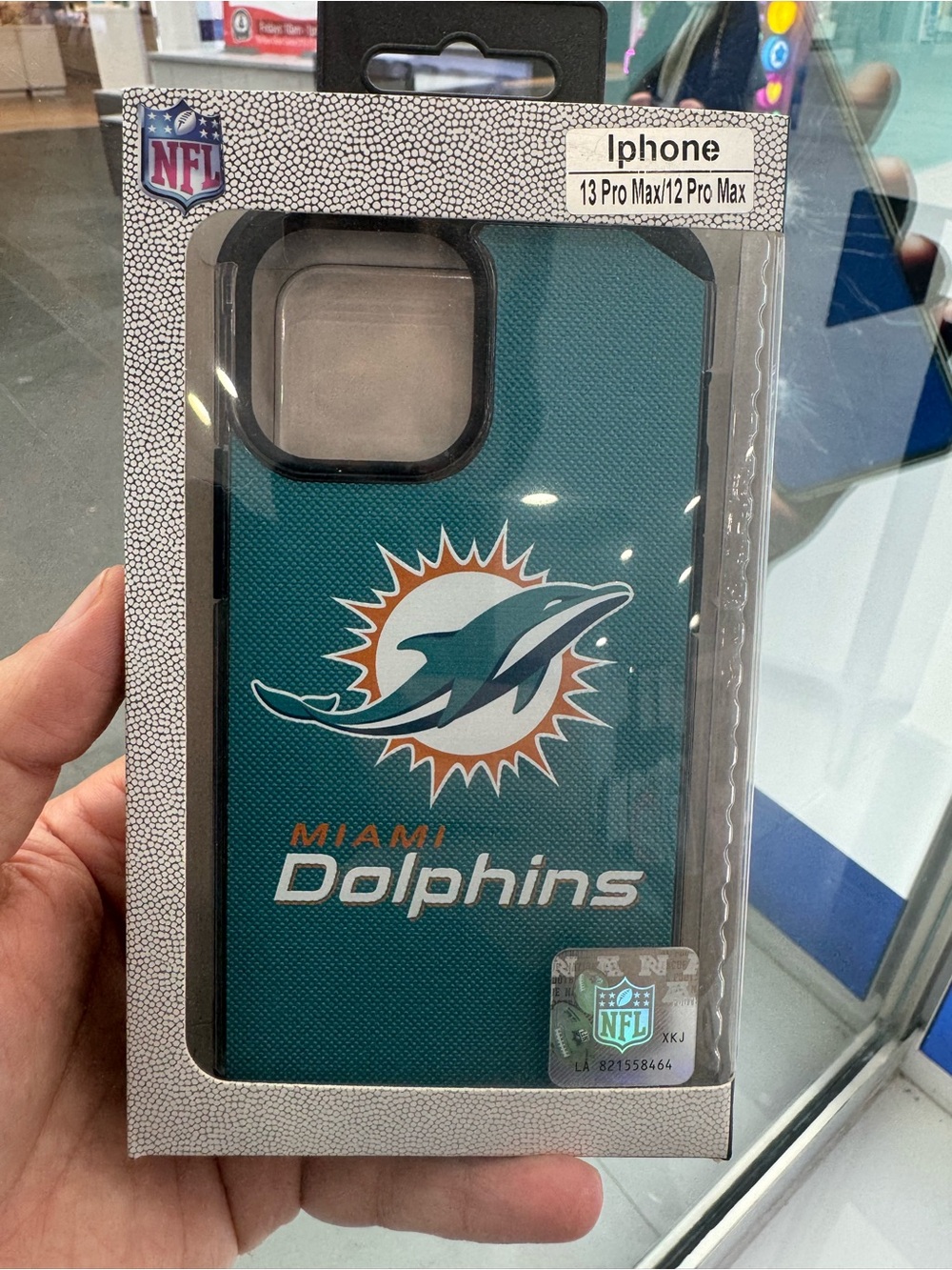 NFL Miami Dolphins Teal Protective iPhone Case